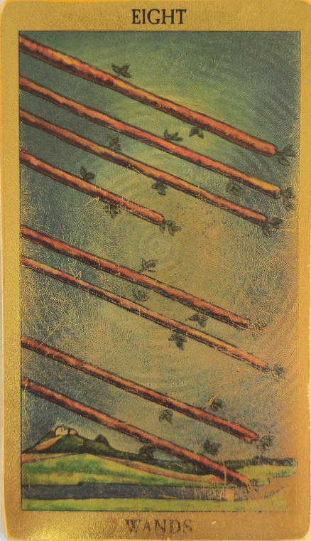 Eight of Wands (8 ไม้เท้า)